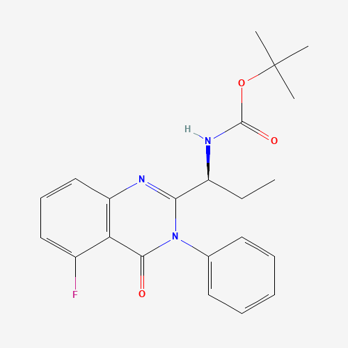 (S)-tert-Butyl (1-(5-fluoro-4-oxo-3-phenyl-3,4-dihydroquinazolin-2-yl)propyl)carbamate