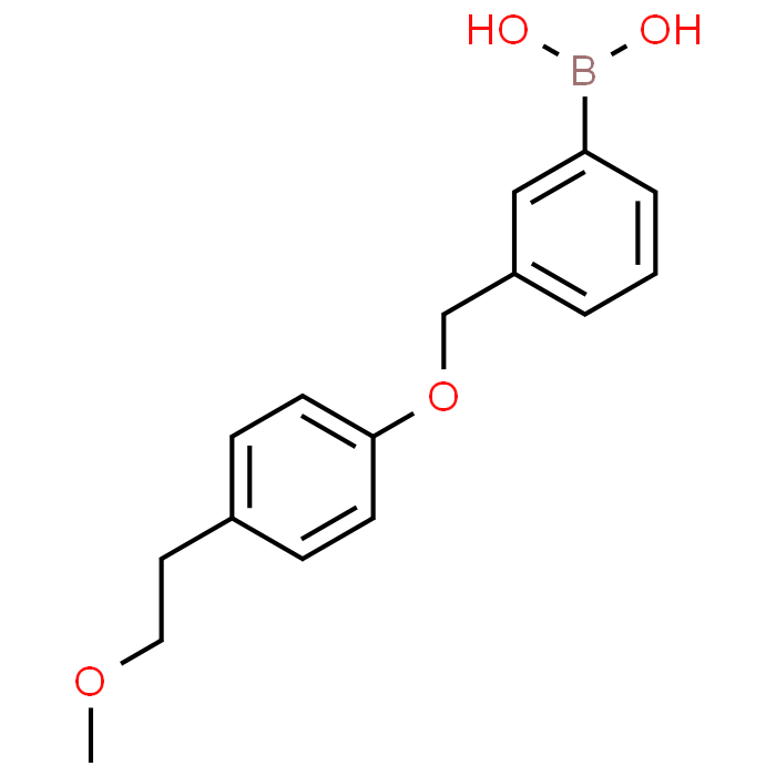 (3-((4-(2-Methoxyethyl)phenoxy)methyl)phenyl)boronic acid