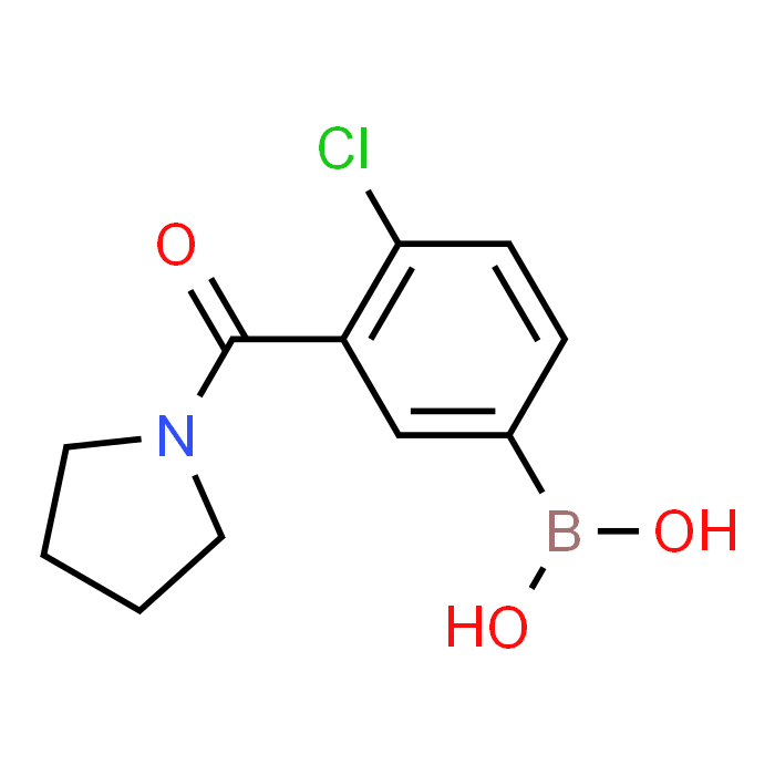 (4-Chloro-3-(pyrrolidine-1-carbonyl)phenyl)boronic acid