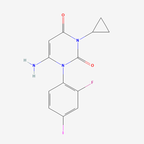 6-Amino-3-cyclopropyl-1-(2-fluoro-4-iodophenyl)pyrimidine-2,4(1H,3H)-dione