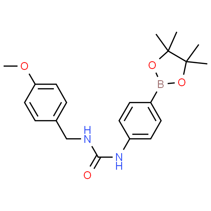 1-(4-Methoxybenzyl)-3-(4-(4,4,5,5-tetramethyl-1,3,2-dioxaborolan-2-yl)phenyl)urea