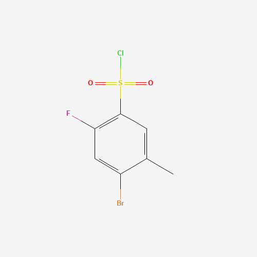 4-Bromo-2-Fluoro-5-methylbenzene-1-sulfonyl chloride