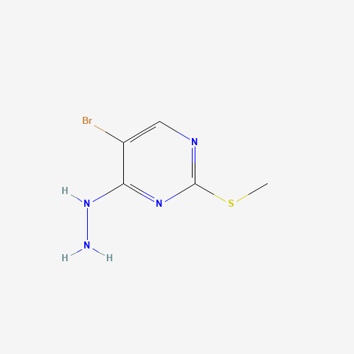 5-Bromo-4-hydrazinyl-2-(methylthio)pyrimidine