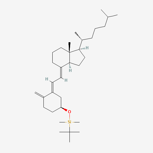 tert-Butyldimethyl(((S,E)-3-(2-((1R,3aS,7aR,E)-7a-methyl-1-((R)-6-methylheptan-2-yl)octahydro-4H-inden-4-ylidene)ethylidene)-4-methylenecyclohexyl)oxy)silane