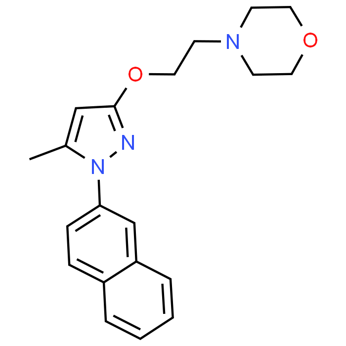 4-(2-((5-Methyl-1-(naphthalen-2-yl)-1H-pyrazol-3-yl)oxy)ethyl)morpholine