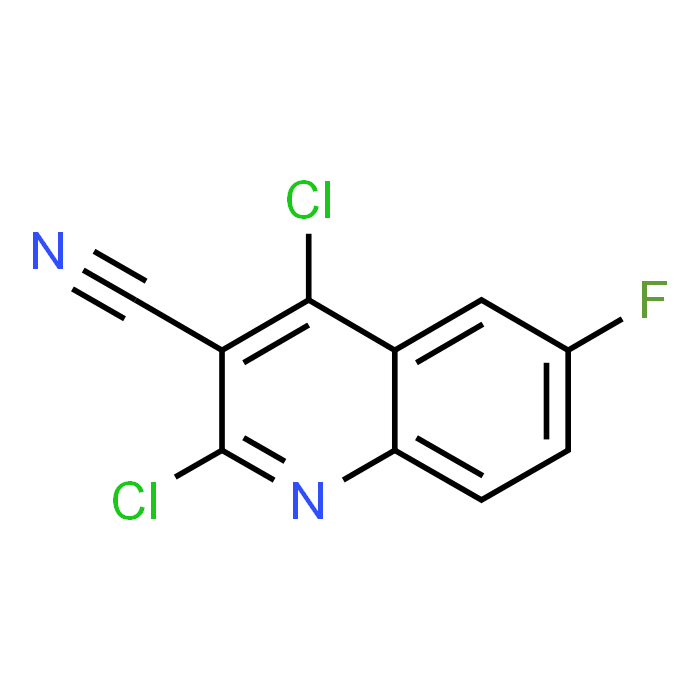 2,4-Dichloro-6-fluoroquinoline-3-carbonitrile