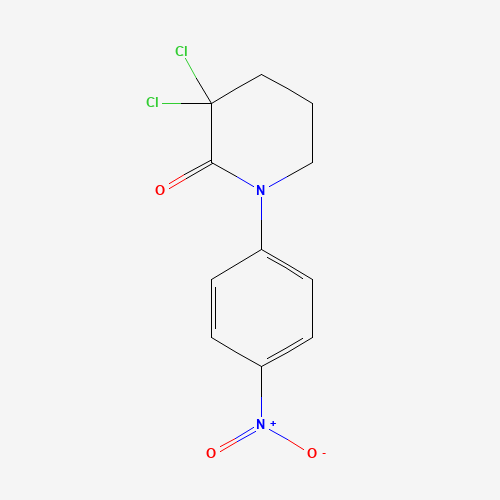 3,3-Dichloro-1-(4-nitrophenyl)piperidin-2-one