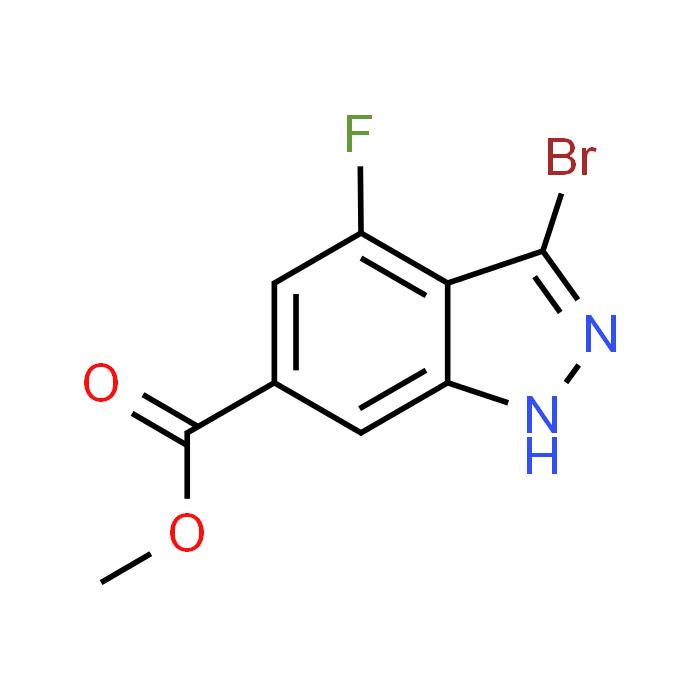 Methyl 3-bromo-4-fluoro-1H-indazole-6-carboxylate - Achmem
