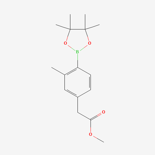 Methyl 2-(3-methyl-4-(4,4,5,5-tetramethyl-1,3,2-dioxaborolan-2-yl)phenyl)acetate