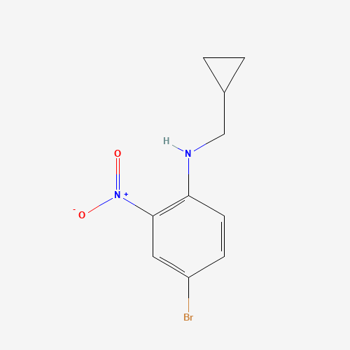 4-Bromo-N-(cyclopropylmethyl)-2-nitroaniline