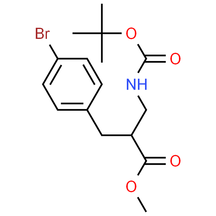 Methyl 2-(4-bromobenzyl)-3-((tert-butoxycarbonyl)amino)propanoate