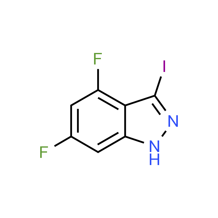 4,6-Difluoro-3-iodo-1H-indazole - Achmem