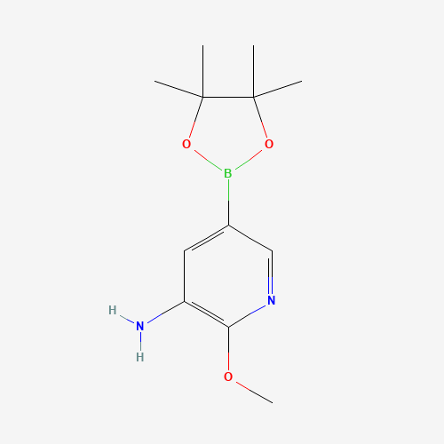 2-Methoxy-5-(4,4,5,5-tetramethyl-1,3,2-dioxaborolan-2-yl)pyridin-3-amine
