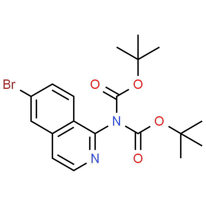 Di-tert-butyl (6-bromoisoquinolin-1-yl)imidodicarbonate