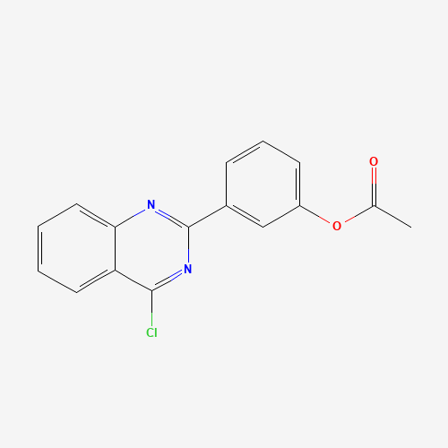3-(4-Chloroquinazolin-2-yl)phenyl acetate