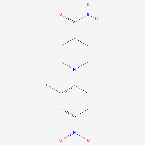 1-(2-Fluoro-4-nitrophenyl)piperidine-4-carboxamide - Achmem