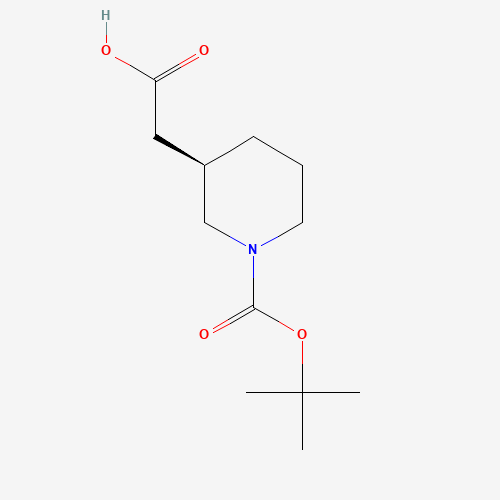 (R)-2-(1-(tert-Butoxycarbonyl)piperidin-3-yl)acetic acid