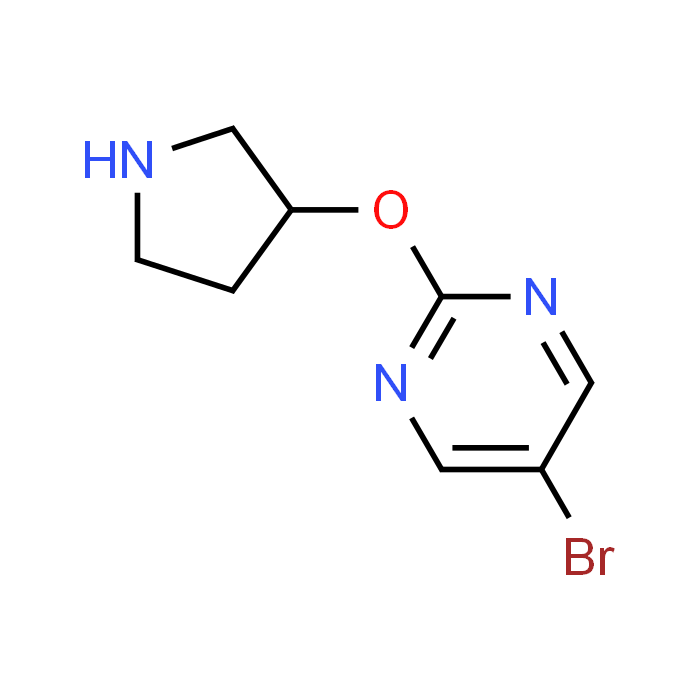 5-Bromo-2-(pyrrolidin-3-yloxy)pyrimidine - Achmem