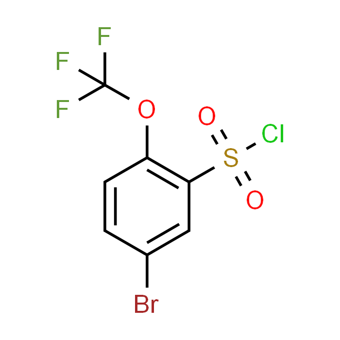 5-Bromo-2-(trifluoromethoxy)benzene-1-sulfonyl chloride