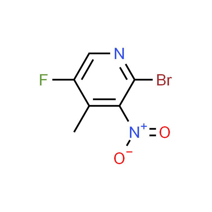2-Bromo-5-fluoro-4-methyl-3-nitropyridine