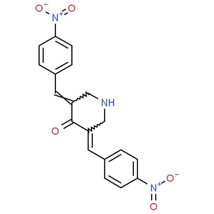 (3E,5E)-3,5-Bis(4-nitrobenzylidene)piperidin-4-one