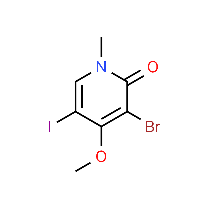 3-Bromo-5-iodo-4-methoxy-1-methylpyridin-2(1H)-one