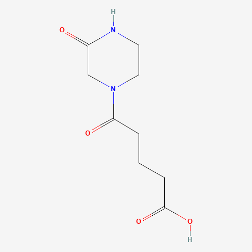 5-Oxo-5-(3-oxopiperazin-1-yl)pentanoic acid