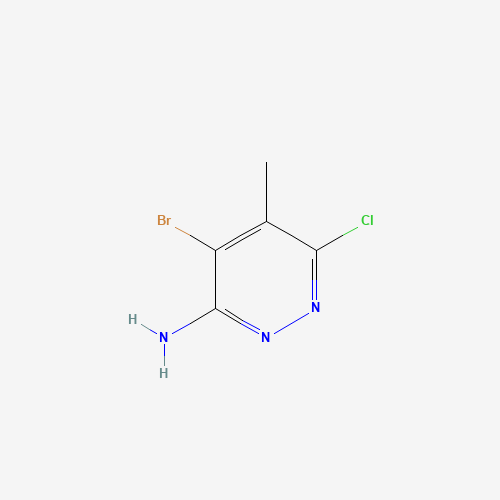 3-Pyridazinamine, 4-bromo-6-chloro-5-methyl-