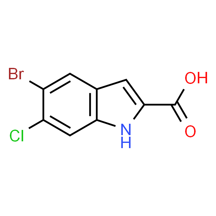 5-Bromo-6-chloro-1H-indole-2-carboxylic acid - Achmem