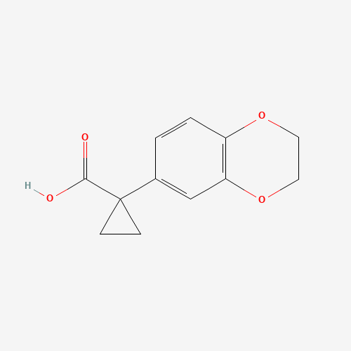 1-(2,3-Dihydro-1,4-benzodioxin-6-yl)cyclopropane-1-carboxylic acid