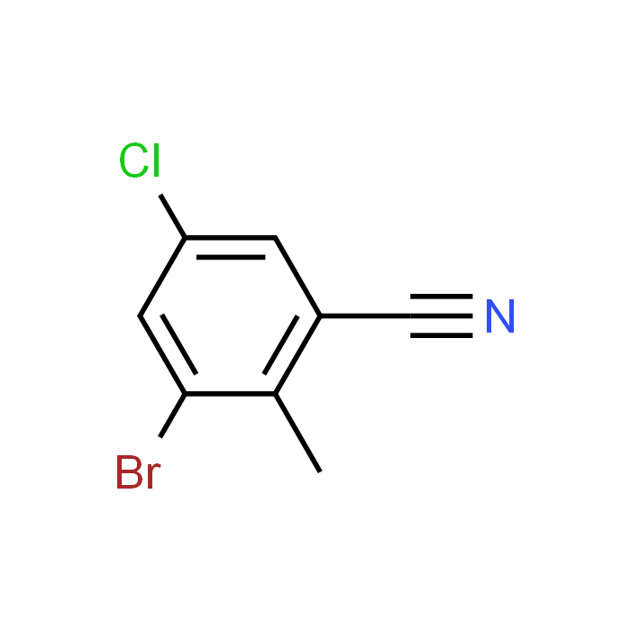 3-Bromo-5-chloro-2-methylbenzonitrile