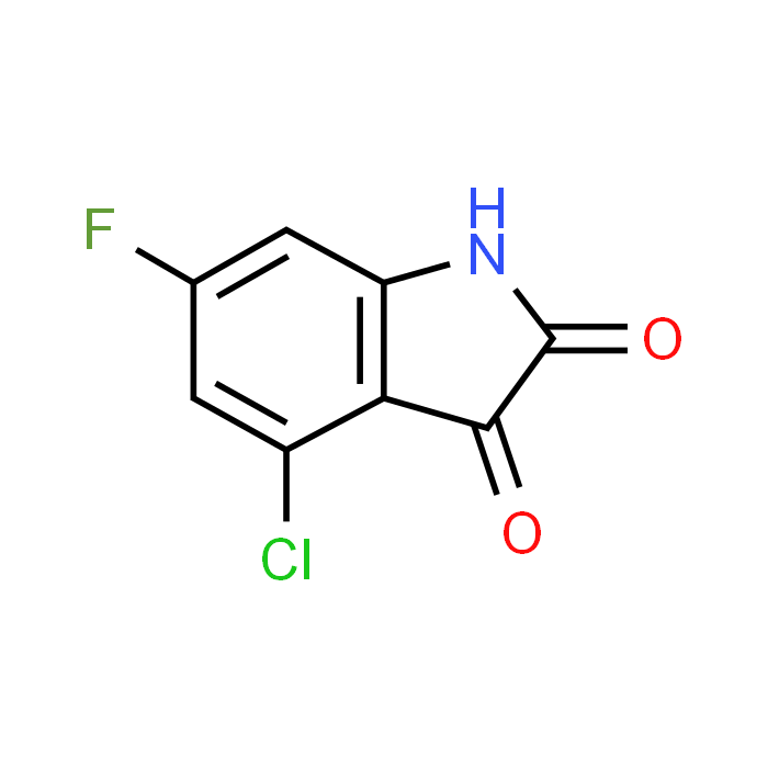 4-Chloro-6-fluoroindoline-2,3-dione