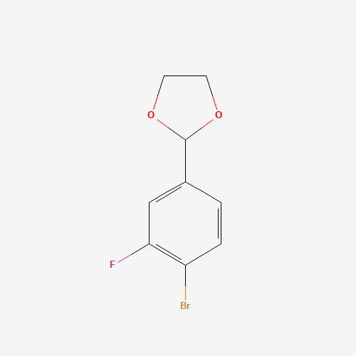 2-(4-Bromo-3-fluorophenyl)-1,3-dioxolane