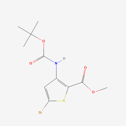 Methyl 5-bromo-3-((tert-butoxycarbonyl)amino)thiophene-2-carboxylate