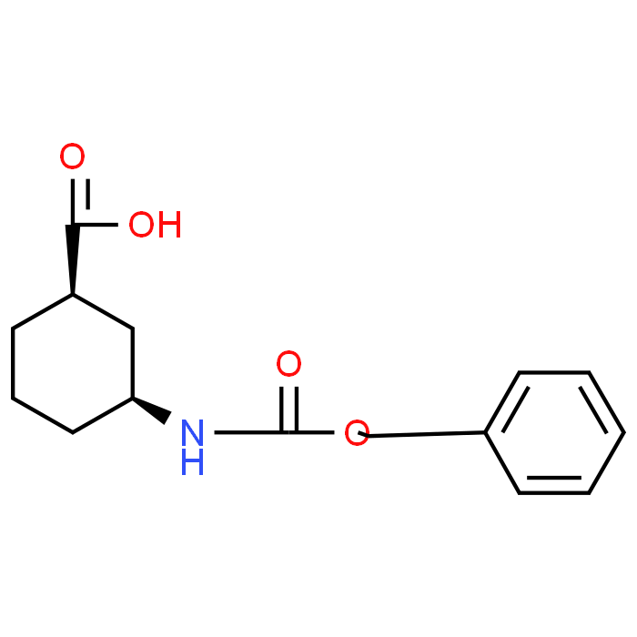 (1R,3S)-rel-3-(((Benzyloxy)carbonyl)amino)cyclohexanecarboxylic acid