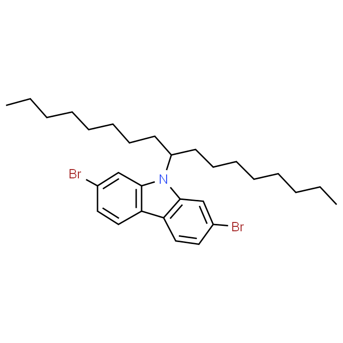 2,7-Dibromo-9-(heptadecan-9-yl)-9H-carbazole