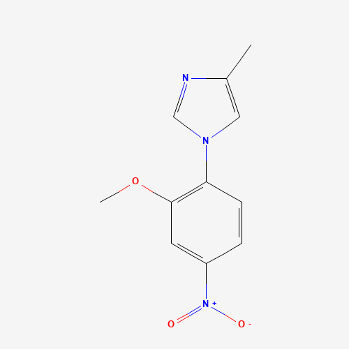 1-(2-Methoxy-4-nitrophenyl)-4-methyl-1H-imidazole