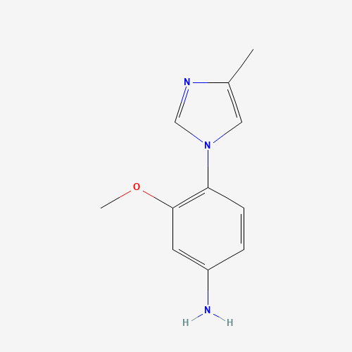3-Methoxy-4-(4-methyl-1H-imidazol-1-yl)aniline