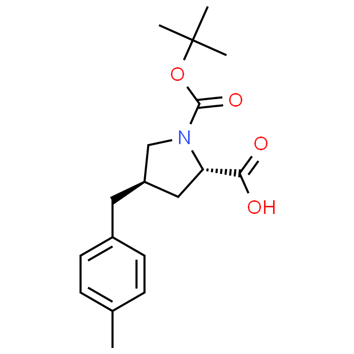 (2S,4R)-1-(tert-Butoxycarbonyl)-4-(4-methylbenzyl)pyrrolidine-2-carboxylic acid