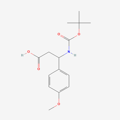 3-((tert-Butoxycarbonyl)amino)-3-(4-methoxyphenyl)propanoic acid