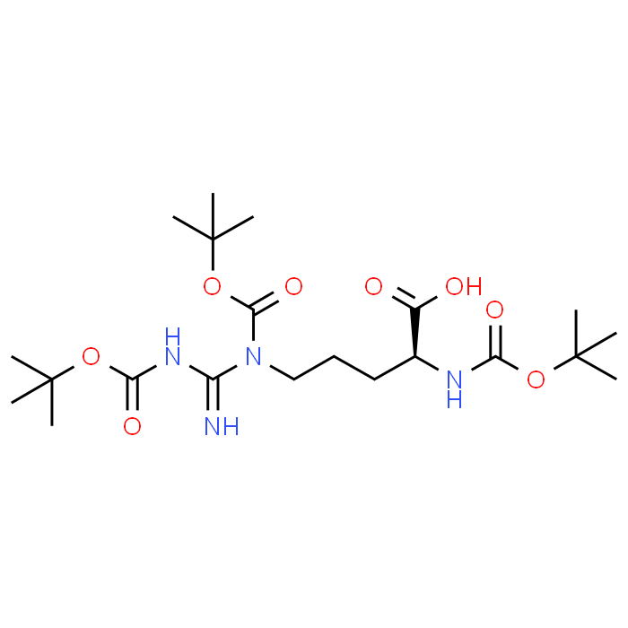 (S)-5-(1,3-Bis(tert-butoxycarbonyl)guanidino)-2-((tert-butoxycarbonyl)amino)pentanoic acid - Achmem