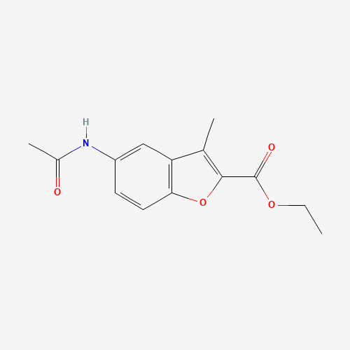 Ethyl 5-acetamido-3-methylbenzofuran-2-carboxylate