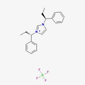1,3-Bis((S)-1-phenylpropyl)-1H-imidazol-3-ium tetrafluoroborate