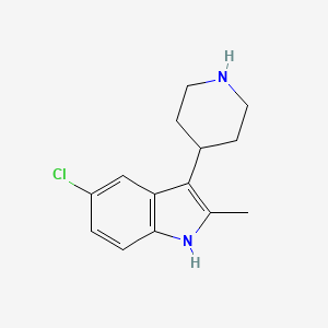 5-Chloro-2-methyl-3-(piperidin-4-yl)-1H-indole