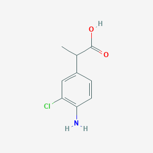 2-(4-Amino-3-chlorophenyl)propanoic acid