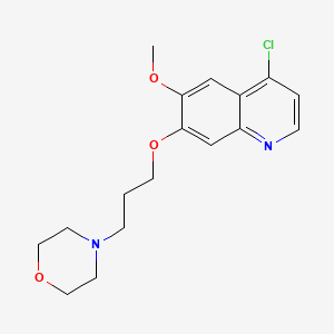 4-(3-((4-Chloro-6-methoxyquinolin-7-yl)oxy)propyl)morpholine