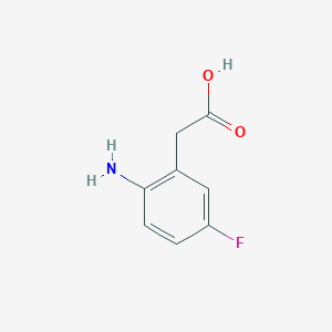 2-(2-Amino-5-fluorophenyl)acetic acid