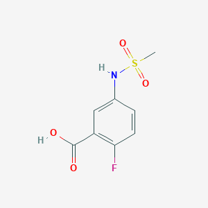 2-Fluoro-5-(methylsulfonamido)benzoic acid