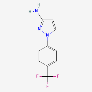 1-(4-(Trifluoromethyl)phenyl)-1H-pyrazol-3-amine