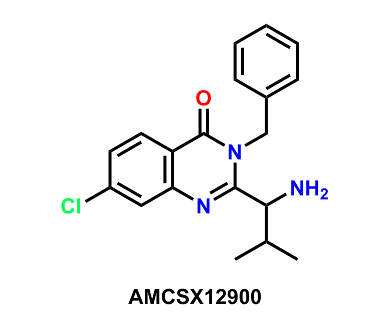 2-(1-Amino-2-methylpropyl)-3-benzyl-7-chloroquinazolin-4(3H)-one